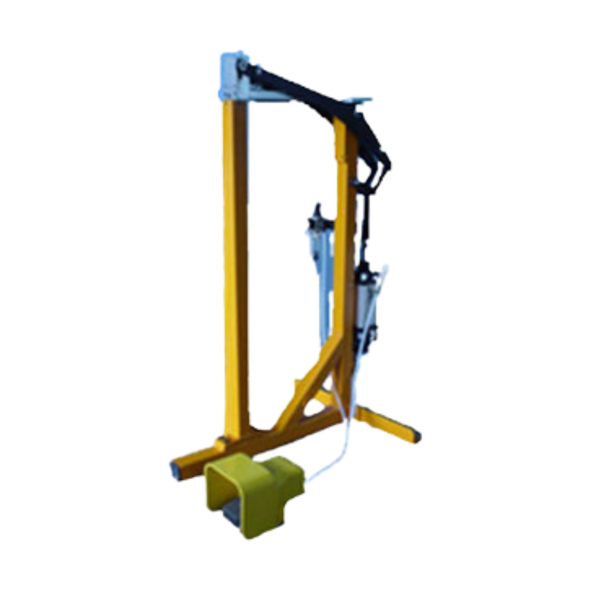 Grapadora neumática de pedal para cajas de cartón